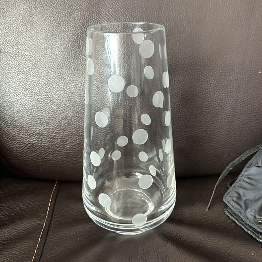 kate spade Lennox full led “Chelsea Plaza” Chrystal Vase
